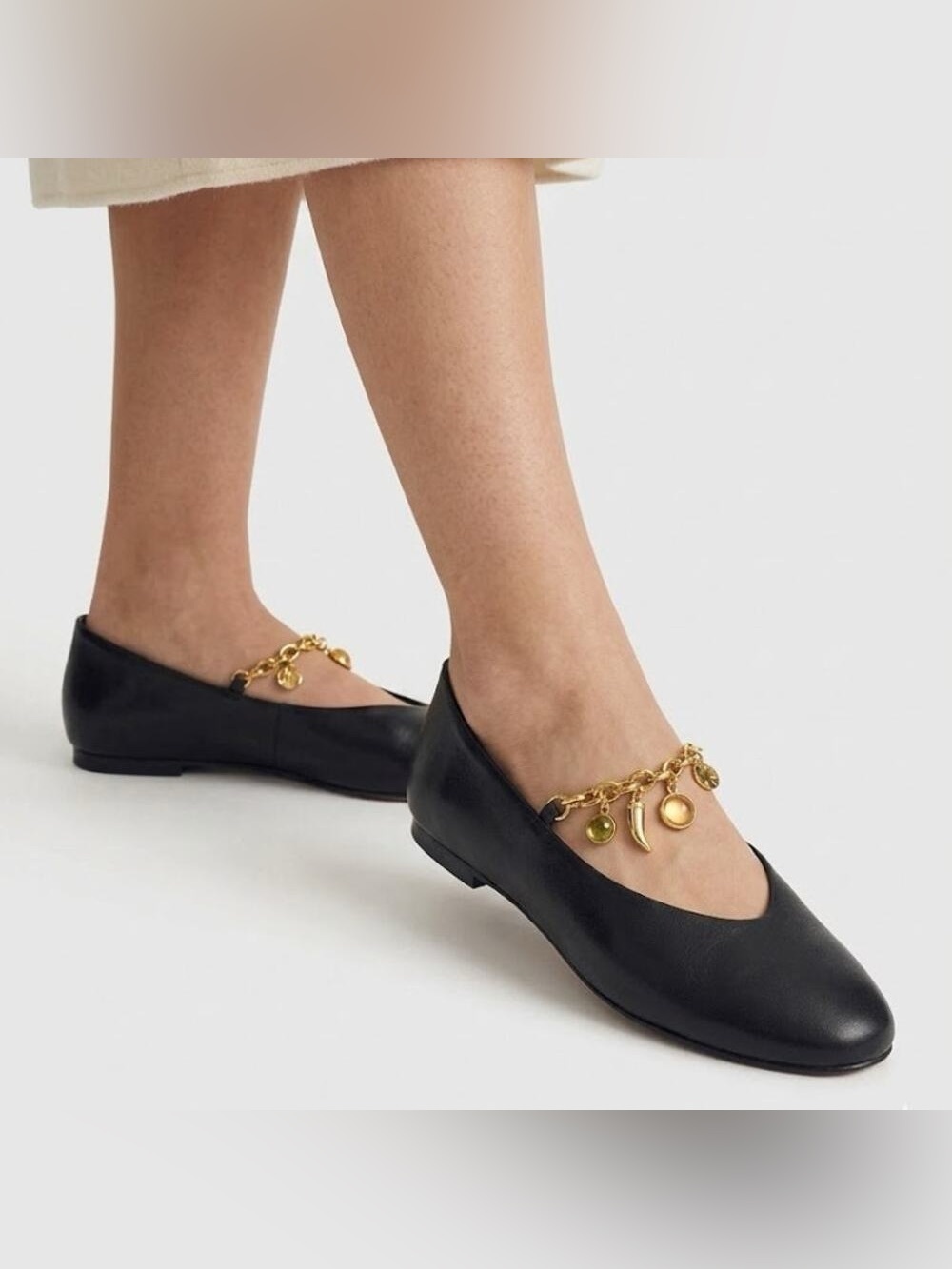 Madewell The Remy Mary Jane Flat in Black size 8. New without box